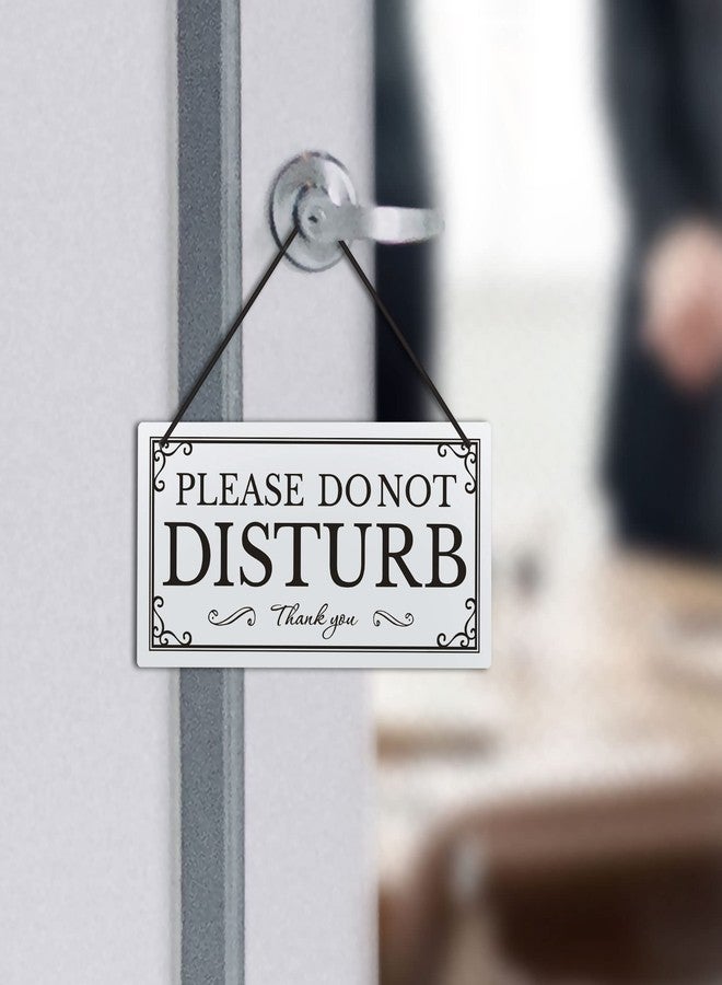 Putuo Decor Please Do Not Disturb Sign, Office, Business, Treatment, Clinic, Restroom Decor, 10x5 Inches PVC Reversible Double Sided - Image 5